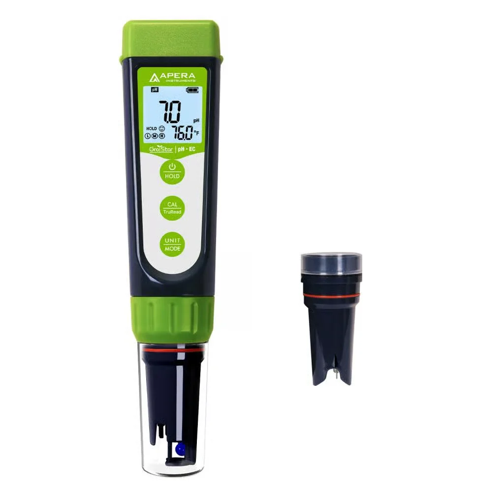 GroStar Series GS4-P pH/EC/500ppm/700ppm/ORP 6-in-1 Combo Pen Tester Kit (Gen II)